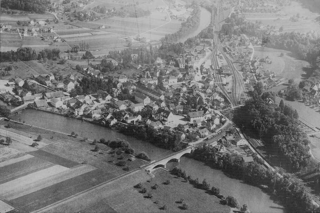 Bahnhof Luftaufnahme